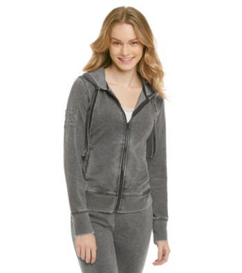 Halcyon Mineral Washed Zip-Front Hoodie