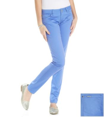 Celebrity Pink Juniors' Stretch Sateen Skinny Jeans