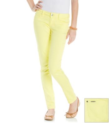 Celebrity Pink Juniors' Stretch Sateen Skinny