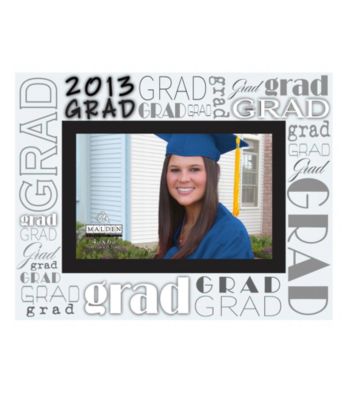 Malden 4x6 2013 Grad Frosted Glass Frame