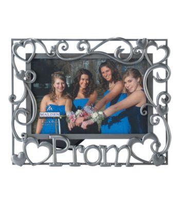 Malden Silver 4x6 Prom Cutout Frame