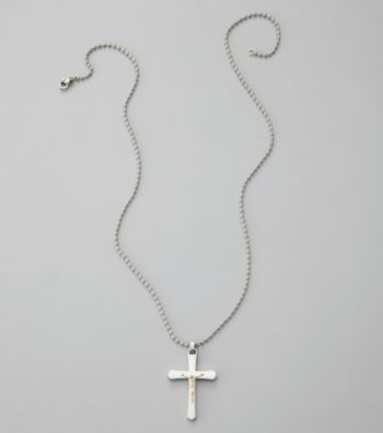 Stainless Steel Crucifix Necklace