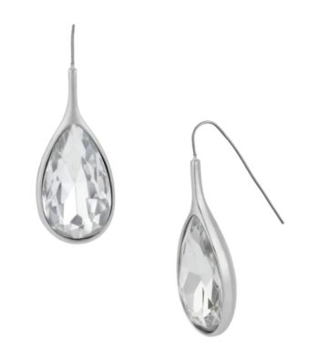 Kenneth Cole® Large Crystal Teardrop Earrings