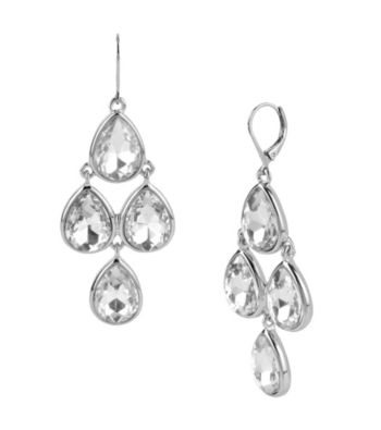 Kenneth Cole® Crystal Teardrop Chandelier Earrings