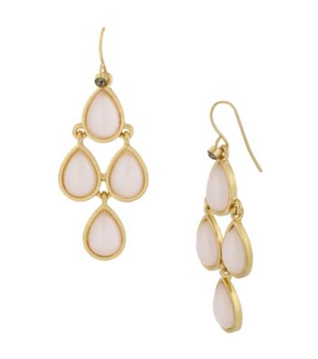 Kenneth Cole® Pink Teardrop Chandelier Earrings