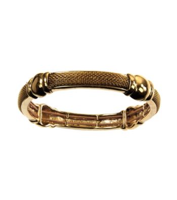 Napier® Goldtone Textured Stretch Bracelet