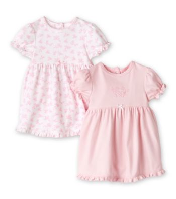 Little Me® Baby Girls' Pink 2-pk. Ruffle Dress Set