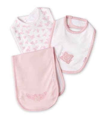 Little Me® Baby Girls' Pink Bib and Burp Pack