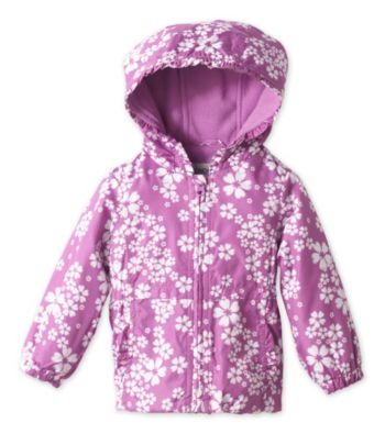 London Fog® Baby Girls' Purple Floral Jacket