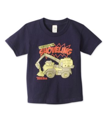 Tonka® Boys' 4-7 Navy Short Sleeve Shoveling Tee