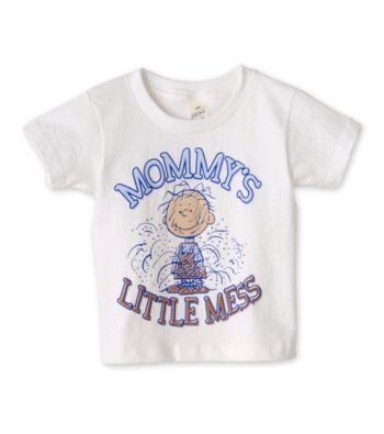 Peanuts® Boys' 2T-4T White Short Sleeve 
