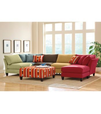 HM Richards Suede-So-Soft Modular Sectional Furniture Collection