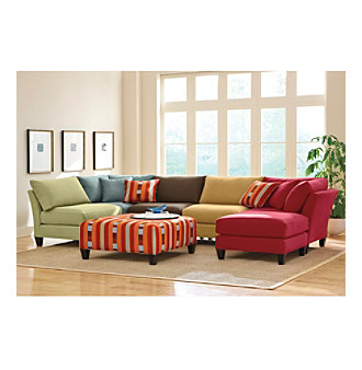 HM Richards Suede-So-Soft Modular Sectional Furniture Collection