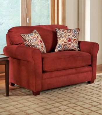 Lane® Sunburst Mulberry Twin Sleeper Sofa with iRest Gel-Infused Foam Mattress