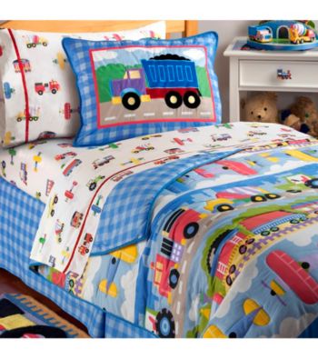 Trains, Planes & Trucks Bedding Collection by Olive Kids