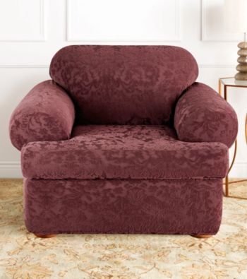 Sure Fit® Strech Jacquard 2-pc. T-Cushion Chair Slipcover