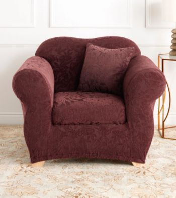 Sure Fit® Stretch Jacquard 2-pc. Chair Slipcover