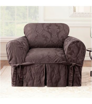Sure Fit® Matelasse Damask 1-pc. Chair Slipcover