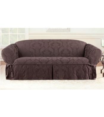 Sure Fit® Matelasse Damask 1-pc. Loveseat and Sofa Slipcover