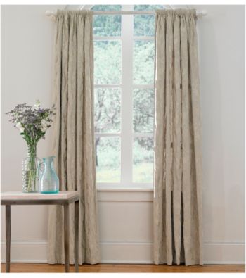 Sure Fit® Matelasse Damask Pole Top Drapes