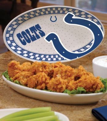 Memory Company Gameday NFL Indianapolis Colts Ceramic Platter