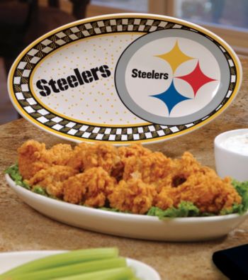 Memory Company Gameday NFL Pittsburgh Steelers Ceramic Platter