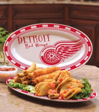 Memory Company Gameday NHL Detroit Red Wings Ceramic Platter
