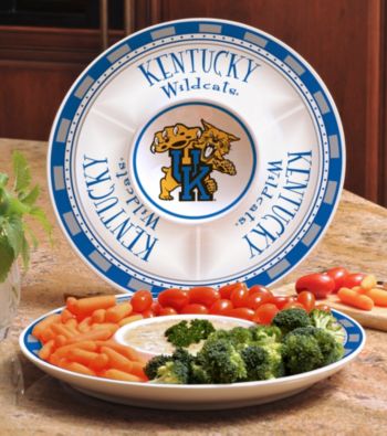 Memory Company Gameday NCAA University of Kentucky Ceramic Chip and Dip Tray