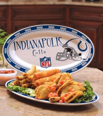 Memory Company Gameday NFL Indianpolis Colts Ceramic Platter