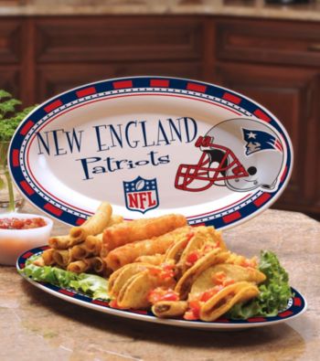 Memory Company Gameday NFL New England Patriots Ceramic Platter