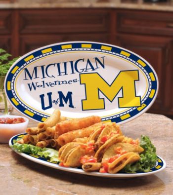 Memory Company Gameday NCAA University of Michigan Ceramic Platter