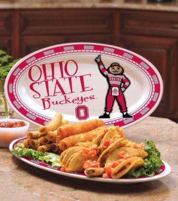 Memory Company Gameday NCAA Ohio State Ceramic Platter