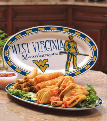 Memory Company Gameday NCAA West Virginia University Ceramic Platter