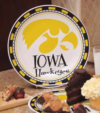 Memory Company Gameday NCAA Univeristy of Iowa Ceramic Plate