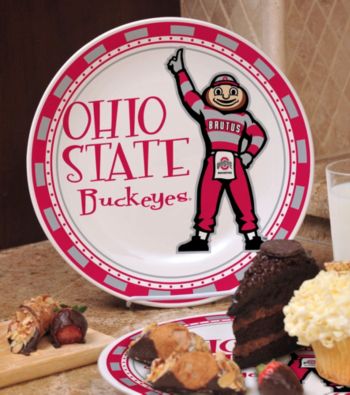 Memory Company Gameday NCAA Ohio State Ceramic Plate