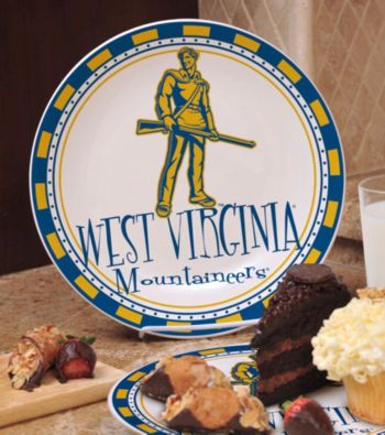 Memory Company Gameday NCAA West Virginia University Ceramic Plate