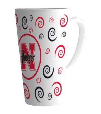 Memory Company Gameday NCAA University of Nebraksa 16-oz. Swirl Latte Mug