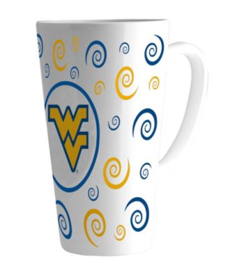 Memory Company Gameday NCAA West Virginia University 16-oz. Swirl Latte Mug