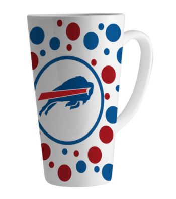 Memory Company Gameday NFL Buffalo Bills 16-oz. Polka Dot Latte Mug