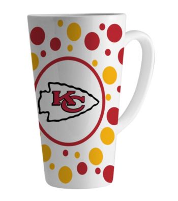 Memory Company Gameday NFL Kansas City Chiefs 16-oz. Polka Dot Latte Mug