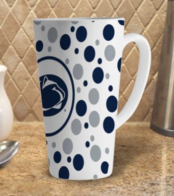 Memory Company Gameday NCAA Penn State 16-oz. Polka Dot Latte Mug