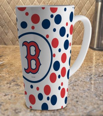Memory Company Gameday MLB Boston Red Sox 16-oz. Polka Dot Latte Mug