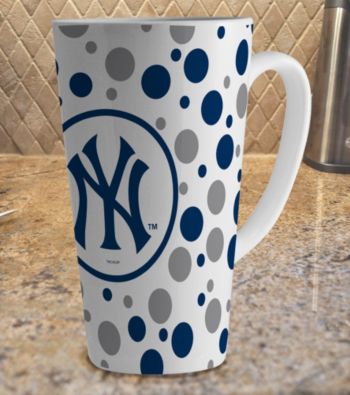 Memory Company Gameday MLB New York Yankees 16-oz. Polka Dot Latte Mug