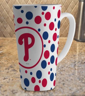 Memory Company Gameday MLB Philadelphia Phillies 16-oz. Polka Dot Latte Mug