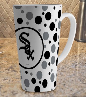 Memory Company Gameday MLB Chicago White Sox 16-oz. Polka Dot Latte Mug