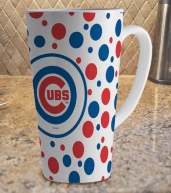 Memory Company Gameday MLB Chicago Cubs 16-oz. Polka Dot Latte Mug