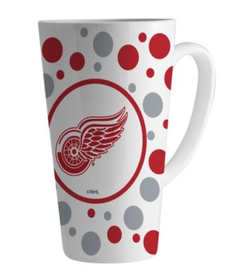 Memory Company Gameday NHL Detroit Red Wings 16-oz. Polka Dot Latte Mug