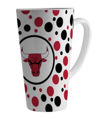 Memory Company Gameday NBA Chicago Bulls 16-oz. Polka Dot Latte Mug
