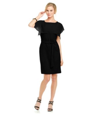 Vince Camuto® Shift Dress With Square Draping