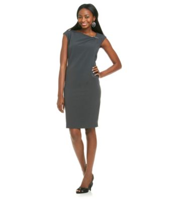 Evan-Picone® Jewel Trim Sheath Dress